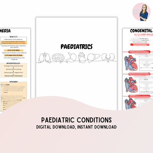 Paediatric pathophysiology - digital download