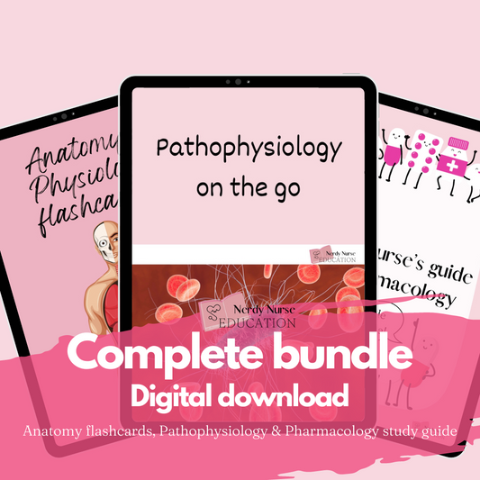 The complete bundle - digital download for student nurses, student paramedics, and healthcare students